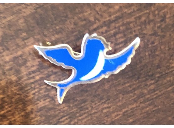 Vintage Blue Bird Pin