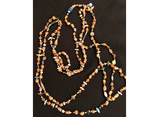 Navajo Fetish Beads With Cedar Juniper Berry Seeds