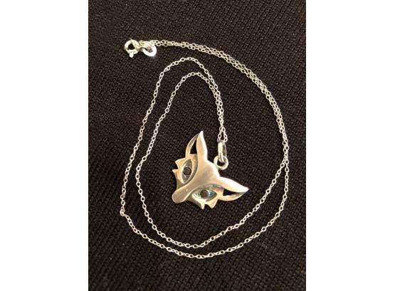 Sterling Fox Necklace