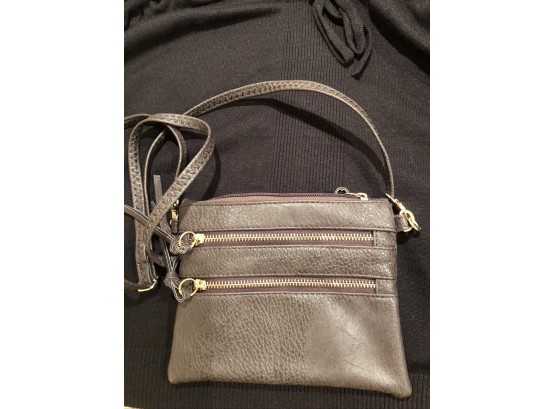 Leather Travel Purse With Removable Strap