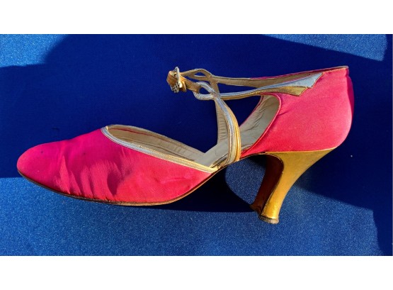 Vintage Cammeyer Pink Silk Shoes