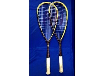 Squash Racquets-TWO- Harrow Silk Brand