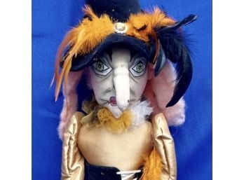 Large Handcrafted Halloween Witch - Extremely Detailed & Wonderful Quality