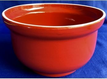 Large Red Pottery Bowl