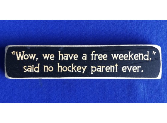 Fun Hockey Quote