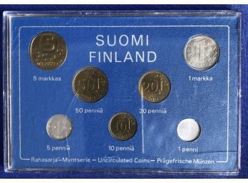 Uncirculated Finnish Coins