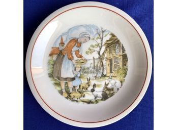 Vintage Plate - Signed CNP Porcelain