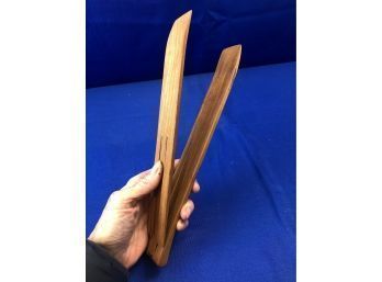 Collapsible Wooden Tongs - Nice Quality