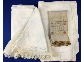 Collection Of Vintage Linens