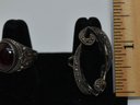 Vintage Sterling Rings Marcasite #718
