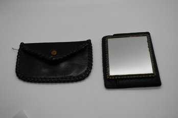 Leather Wallet And Mirror With Case #448