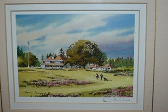Denis Pannett Sunningdale Golf Painting