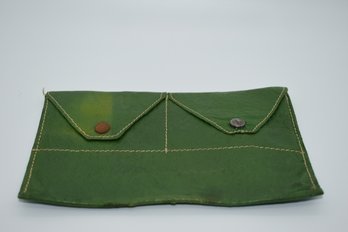 Vintage Leather Wallet Green #427