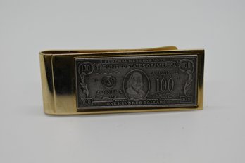 Money Clip Hundred Dollar Bill Engraved
