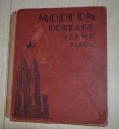 Vintage Stamp Book With Stamps