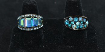 Kirks Folly Ring Size 7 And Costume Ring Size 8 #86