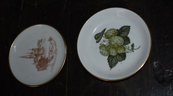 German And English Fine Bone China Small Plates