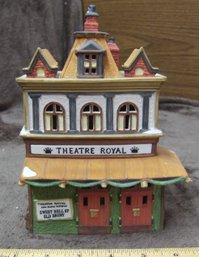 Dept 56 # 5584 Theatre Royal (Handpainted Porcelain) W/Original Box, Heritage Village Collection, Dicken's Vil