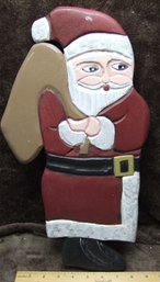 Santa Clause - Wood Carved Picture