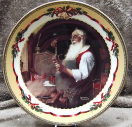 'Santa's Workshop' Norman Rockwell Plate - Limited Edition-Lenox- #6499A