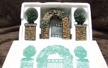 Dept 56 # 52648 Stone Corner Posts With Holy Tree & Stone Archway, Village Collection