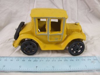 Vintage Yellow Cast Iron Ford Model T # 11