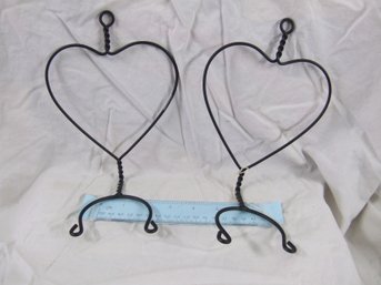 Two Heart Shape Jar Holders