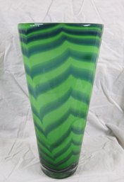 Amazing Green Glass Vase
