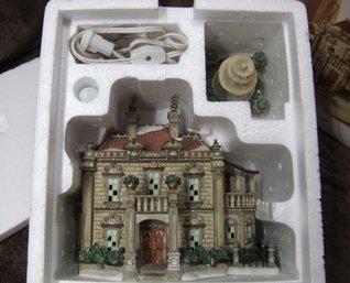 Dept 56 # 799909 Barrow Manor & Fountain (Collector's Limited Edition # 04776) W/Original Box, Dicken's Villag