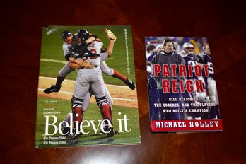 2004 Believe It Red Sox World Champions And Patriot Reign By Michael Holley New England Sports Books