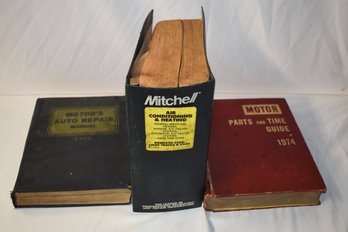 Mitchell Air Conditioning And Heating Manual And Motor's Auto Repair 1959 And 1974