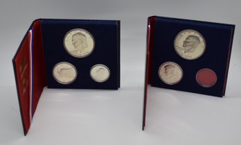 2 Bicentennial Commemorative Coin Sets One Missing Quarter