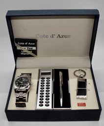 Cote D' Azur Watch Calculator Key Chain Set #769