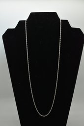 Sterling Rope Chain #654