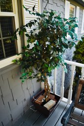 Faux Tree With Lights Outdoor Porch