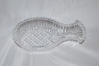Vintage Waterford Crystal Pineapple Spoon Rest Signed