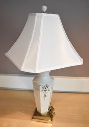 Lenox Renaissance Lace Collection 30.5' Electric Lamp And Shade