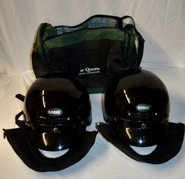 Raider Racing Helmets  A-617 Pair L And XL In Four Queens Casino Bag