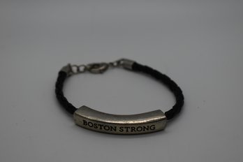Boston Strong Leather Bracelet #659