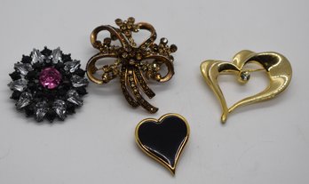 Sarah Conventry And Other Vintage Brooch Lot