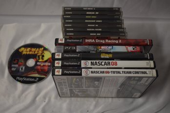 Playstation 2 Racing Video Games And Pac Man