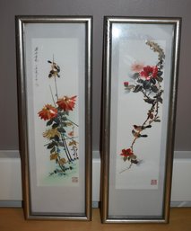 Oriental Signed Art Pair