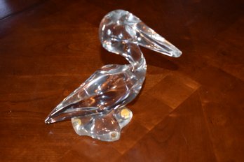Daum Crystal Pelican Made In France