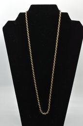 Black And Gold Vintage Trifari Necklace #391