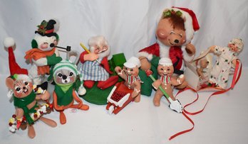 Christmas Annalee Doll Lot (8)