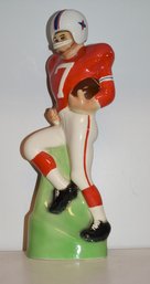 1972 Blue Ribbon Football Player Whiskey Decanter Paul Lux Lot 825