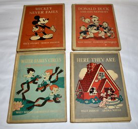 Walt Disney Story Books (4) 1939/1940 Heath Publishing