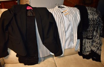 Anne Klein Blazer Suit Coat NWT, Cynthia Rowley Long Sweater (M), Tommy Hilfigr (6) Suit Cost Blazer & Pants