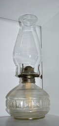 Vintage Kaadan LTD Glass Coil Lamp W/chimney
