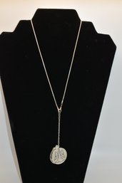 Mom Guiding Light And Angel Silver Tone Necklace #967
